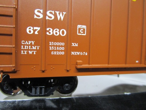 Intermountain HO Scale SSW Cotton Belt Hydra Cushion 50' FMC 5283 Box Car #67360 - 第 7/9 張圖片