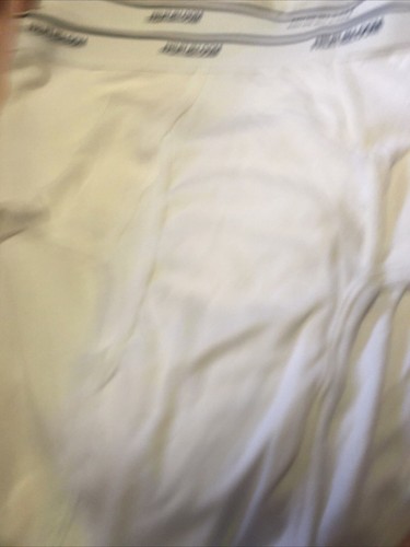6 paia slip intimo Hanes uomo taglia 2XL bianco senza etichette bianco 100% cotone - Foto 4 di 7