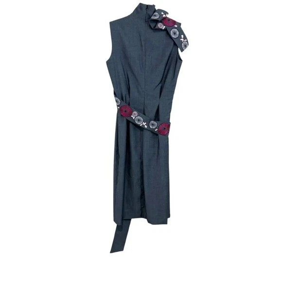 DIFETTI Abito Alexander McQueen Vintage 2001 Ricamato Collezione VOSS Tg 42