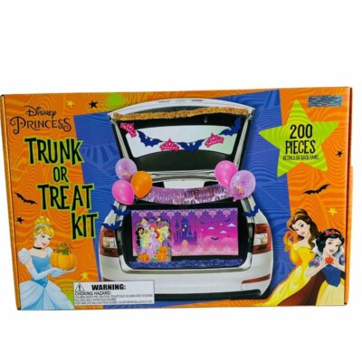 200 Piece Trunk Or Treat DISNEY PRINCESS Party Home Decor Kit Halloween Birthday