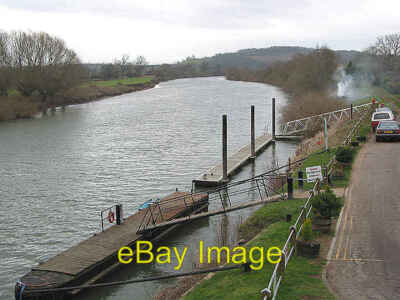 Foto 6x4 Fluss Severn flussabwärts nach Gloucester Tirley von Haw Bridge. c2008