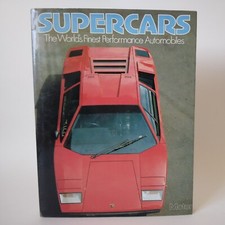 1979 "Supercars"-Jeremy Sinek, Domus Books 1st Ed. HC DJ VG