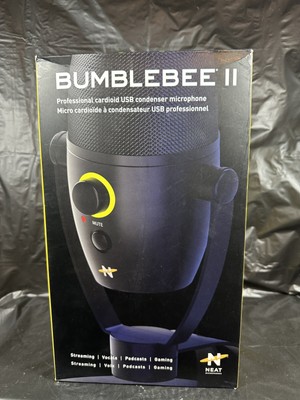 NEAT Microphones Bumblebee II Professional Cardioid Directional Microphone Black