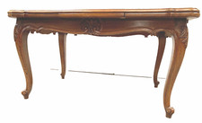 Table de style Louis XV en chéne massif XX siècle