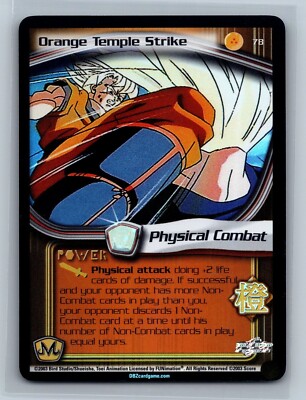Dragon Ball Z - Orange Temple Strike 78 - FOIL - Score Babidi Saga
