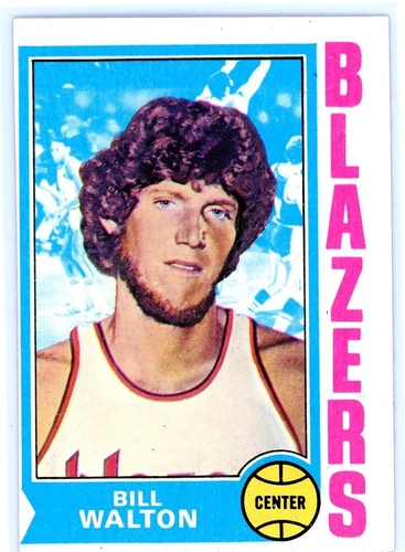 1974 TOPPS BILL WALTON ROOKIE RC PORTLAND TRAILBAZERS #39 HOF