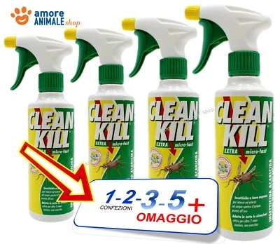 CLEAN KILL Micro Fast - 375 ml - 1 / 2 / 3 / 5 conf, - Insetticida - Bio Biokill