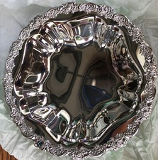 Candy Dish 7 1/2" Made in USA Oneida Silversmiths Silverplated Free Shipping