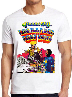 T-Shirt The Harder They Come Poster Jimmy Cliff Film Reggae Musik Geschenk C1197