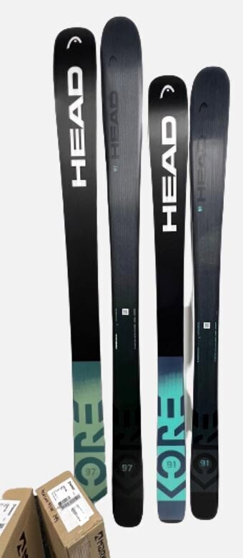 Head Kore Skis +Marker Squire 11 Bindings 97W 163cm or 91W 149cm