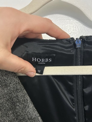 Hobbs Wool Pencil Dress Grey size Uk12 US8 - 第 2/6 張圖片