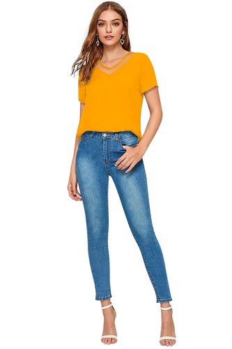 Pullover Women Casual Long Sleeve T Shirt Blouse Loose Tunic Tops Tee Plus Size - Picture 32 of 52