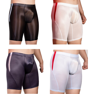 Men Tights See Through Shorts Stretchy Underpants Stylish