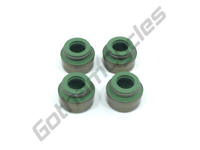 New Ducati 7mm 2 Valve / 4 Valve Intake & Exhaust Valve Stem Seal Guide Set of 4