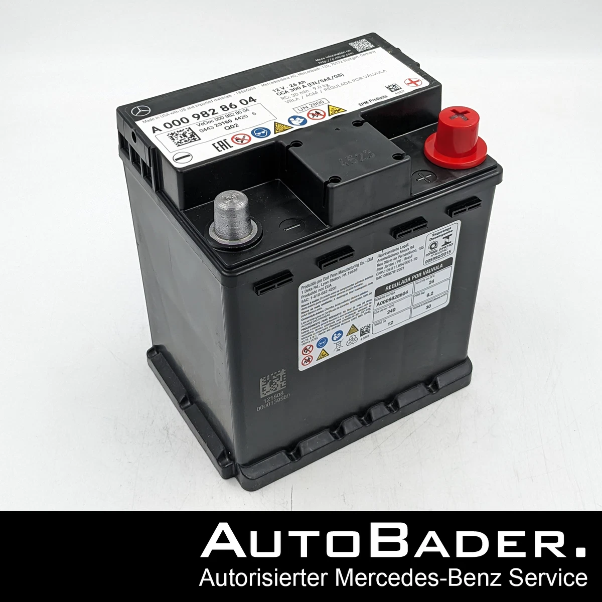 Original Mercedes Stützbatterie Backup Batterie 206 214 223 294  
