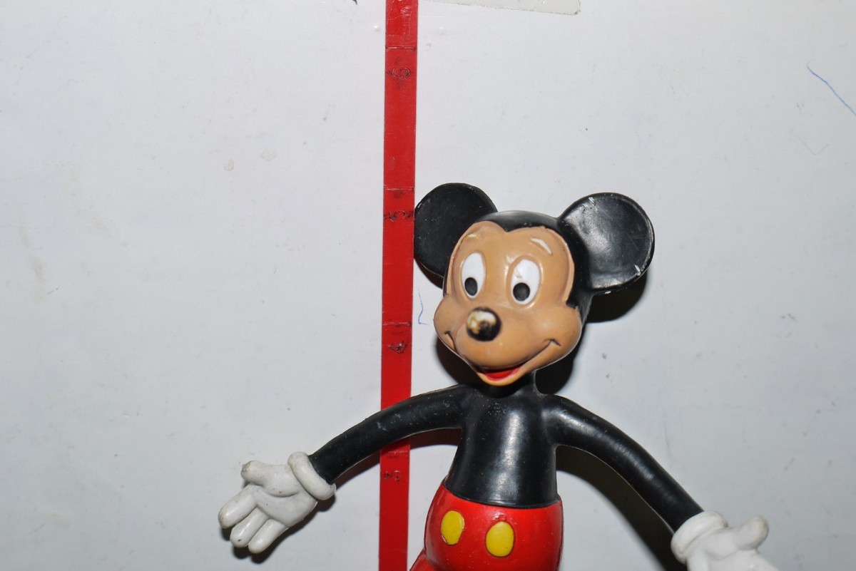 ヴィンテージ　ミッキーマウス フィギュア　made in USA Vintage Mickey Mouse Walt Disney Bendy figure 1985 bully W Germany