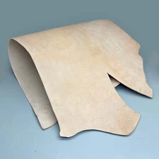 GENUINE VEGETABLE-TANNED LEATHER Single Bend 6MM, ~28"x 55" Veg-Tan Sole Bend