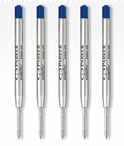 Fine Point 0.5mm 2x Blue Parker RollerBall Refill Fine Point 0.5mm 2x Blue Parker RollerBall Refill