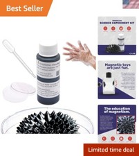 Educational Ferrofluid Kit for Magnetism Exploration - 2oz with Accessories