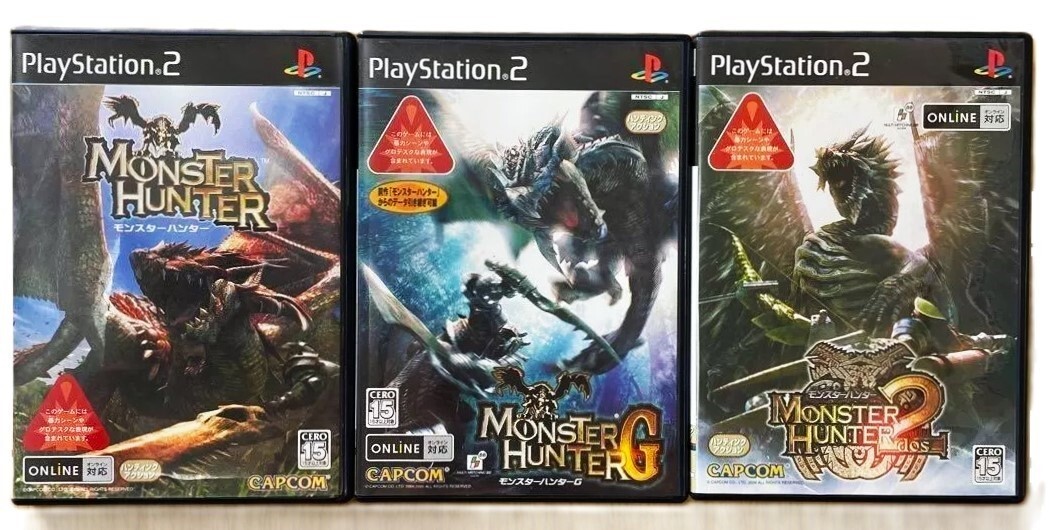 Monster Hunter 1 2 Dos G PS2 Playstation 2 Japan Japanese Imports