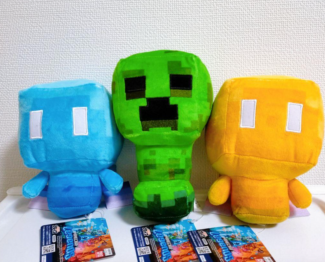 minecraft legends Creeper & Gather Allay & Build Allay plush doll