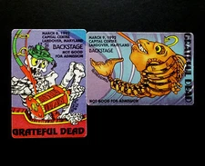 Grateful Dead Backstage Pass Puzzle 1992 Fly Fishing Maryland MD 3/8/92 3/9/92