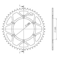 Zahnrad Stahl P520 - Z43 (DIS.12323) Yamaha 250 Wr R 08/16