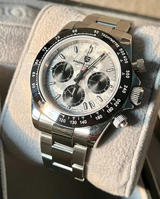 PAGANI DESIGN 1644 PD1644 CHRONOGRAPH UHR CASE 40 UHRWERK SEIKO METEORIT