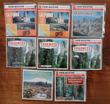 VIEW-MASTER California Attractions, Lot of 8, 3-Reel Sets, Titles as Shown