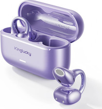 Open Ear Clip-On Earbuds, Semi-In-Ear Headphones No Ear Pain, Secure Fit for Run