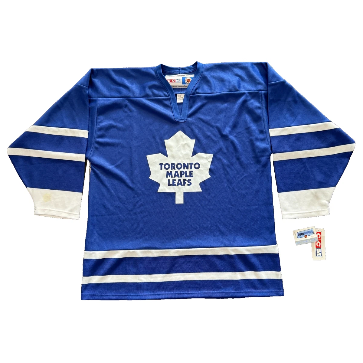 Vintage ccm nhl toronto maple leafs maillot de hockey sur