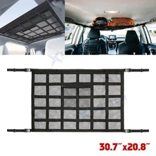 Adjustable Car Overhead Storage Mesh Organizer For Toyota Lexus Mercedes-Benz