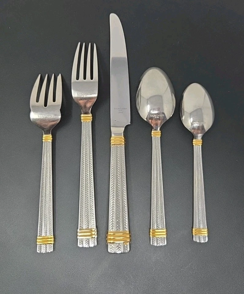 Cubiertos vintage Ralph Lauren Golden Wainwright Foto 2 de 4