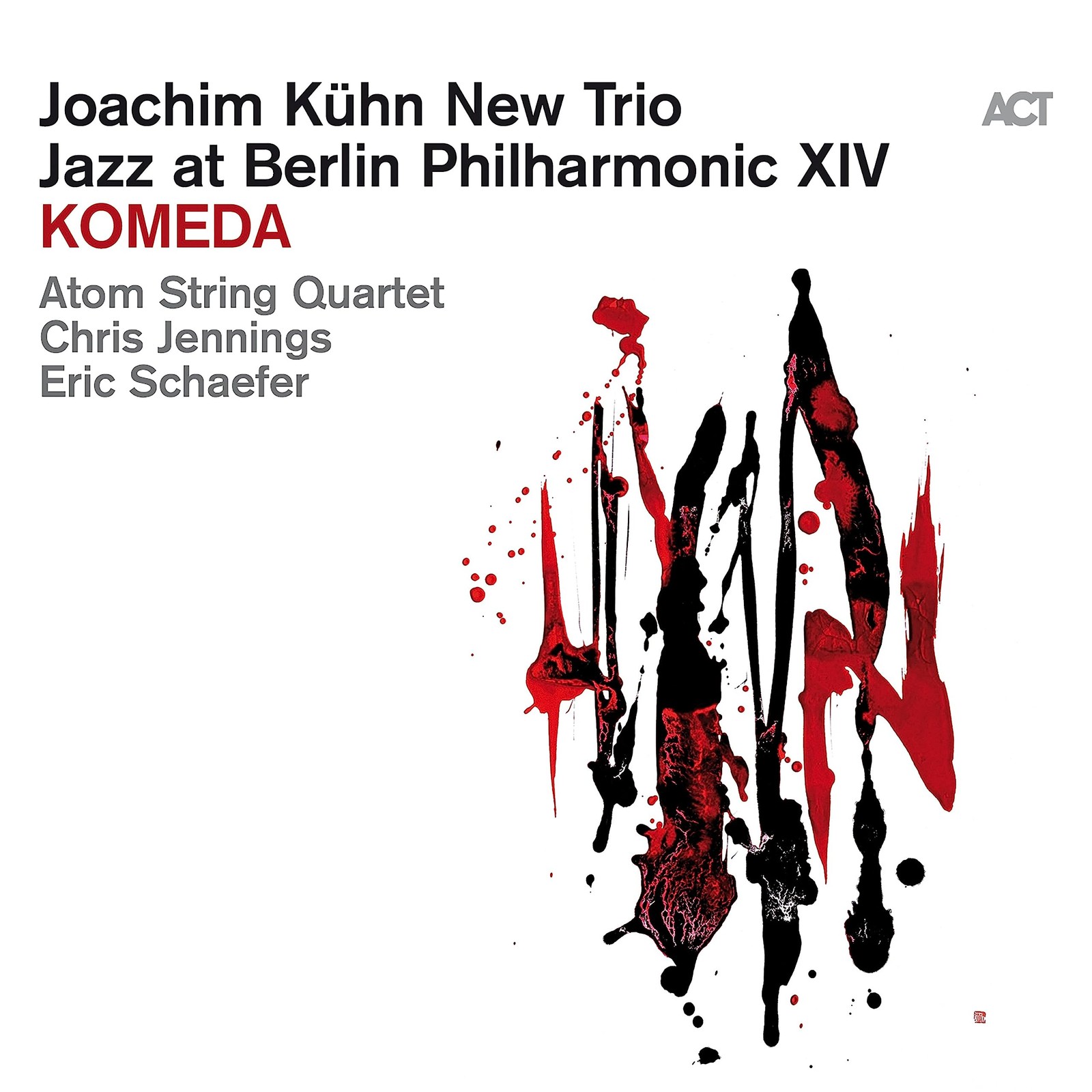 Joachim Kuhn New Trio Jazz At Berlin Philharmonic Xiv - Komeda CD NEW