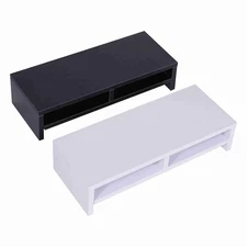 Desktop Monitor Stand LCD TV Laptop Rack Computer Screen Riser Shelf Office Desk