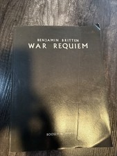 Benjamin Britten War Requiem Op 66 Vocal Score 1965 B&H 18940 Imogen Holst