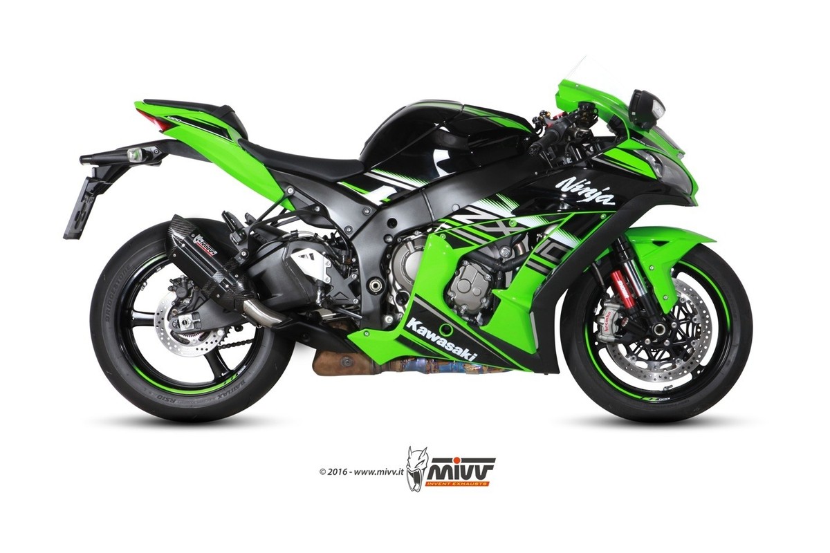 タイムSALE！！ MIVV Exhaust Terminal Black Sound Kawasaki ZX-10 R 2020 2021 2022