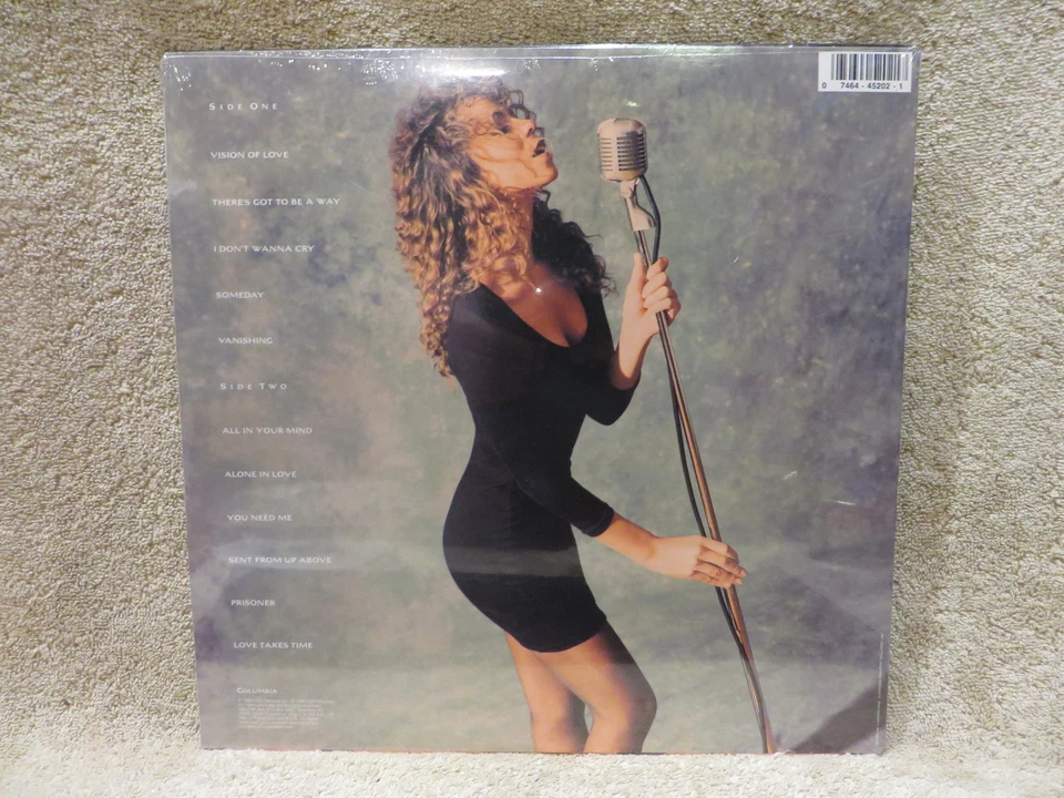Mariah Carey Self Titled Debut LP Vinyl Sealed 1990  New US Edition -SEE PICS! - Image 2 of 2