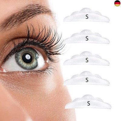 Pack of 10 Size S Silicone Pads for Eyelash Lifting Lash Lift Curlers Silicone