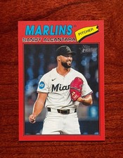2026 Topps Heritage - Sandy Alcantara #76 Red Border