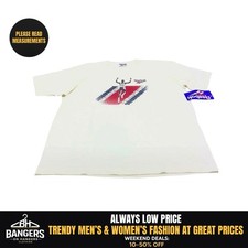 Reebok T-Shirt Men XXL White Vintage 90s Graphic Track Field USA Made