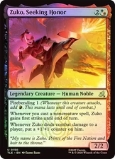 MTG FOIL Zuko, Seeking Honor  - Avatar: The Last Airbender Eternal #150