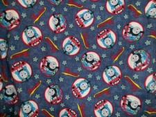Thomas The Tank Engine Train Stars 2009 Cotton Fabric Curtain Panel 43" x 69"