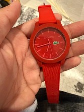 Lacoste Double Red Case Watch