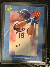 1991 Classic Games Juan Gonzalez #T70 Texas Rangers
