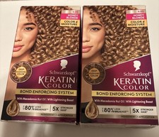 2X Schwarzkopf Keratin Permanent Hair Color 9.0 HONEY BLONDE COLOR  Bond NEW