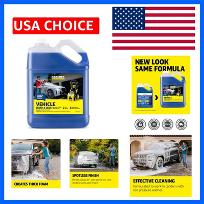 #ad Vehicle Wash and Wax Pressure Washer Detergent Cleans Cars Bikes Trucks ... $29.69