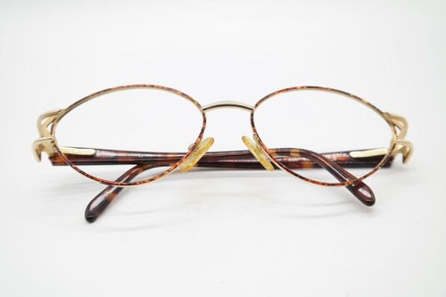 Vintage Zeiss 9405 4100 Gold Kupfer Braun Oval Brille Brillengestell NOS - Picture 6 of 6