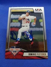 Panini DOMINIC FLETCHER Autograph card ARIZONA DIAMONDBACKS Baseball auto