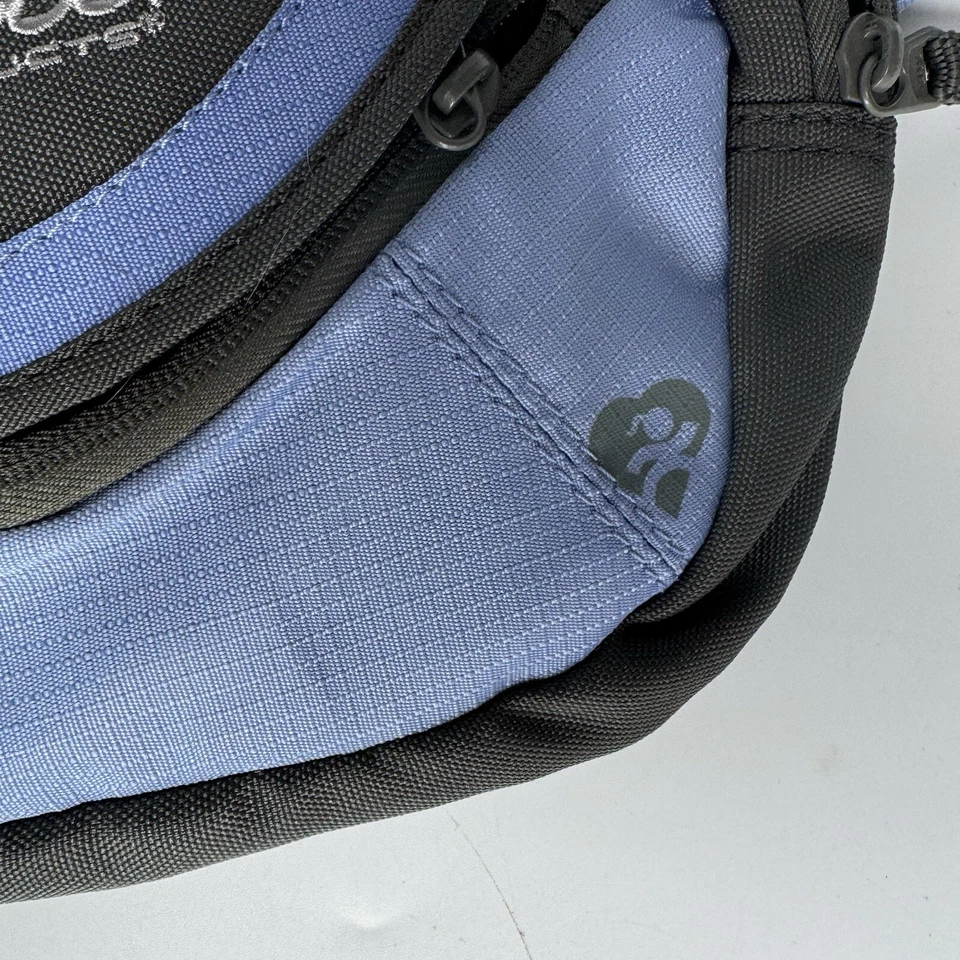 Bolsa feminina de produtos ao ar livre pequena bolsa de náilon para viagem bolsa de babá azul ajustável - Imagem 2 de 4